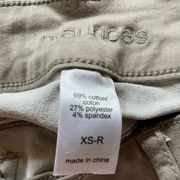 Maurices size XS skinny colored denim - navy & khaki - Picture 2 of 4